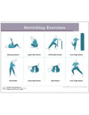 Diabetes Stretching Exercises Tearpad (50 sheets per pad) (421A) back side