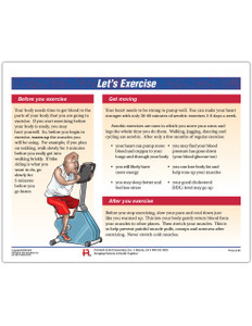 Let's Stretch Those Muscles and Exercise Tearpad (50 sheets per pad) (450) - front side