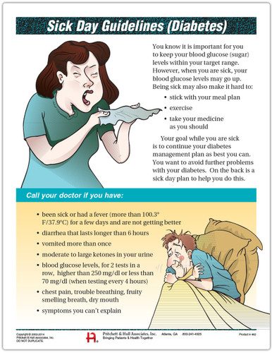 Sick Day Plan Tearpad (50 sheets per pad) (462) - front side