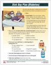 Sick Day Plan Tearpad (50 sheets per pad) (462) - back side
