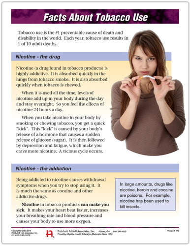 Facts About Using Tobacco Tearpad (50 sheets per pad) (472) - front side