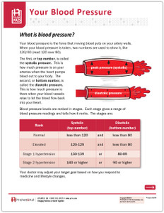Facts About Blood Pressure Tearsheet