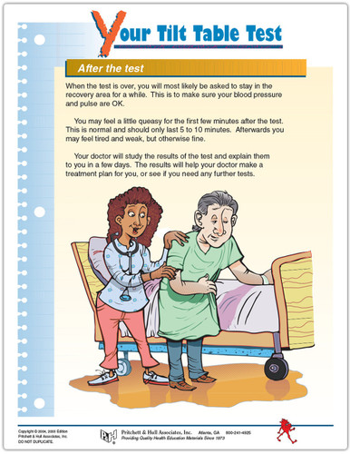Learning About Your Tilt Table Test (570A) - page 1