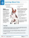 Learning About Fats Tear Sheet (594A) - front side