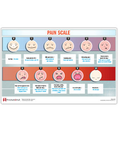 Pain Scale Poster (11 x 17") (401B) - front side