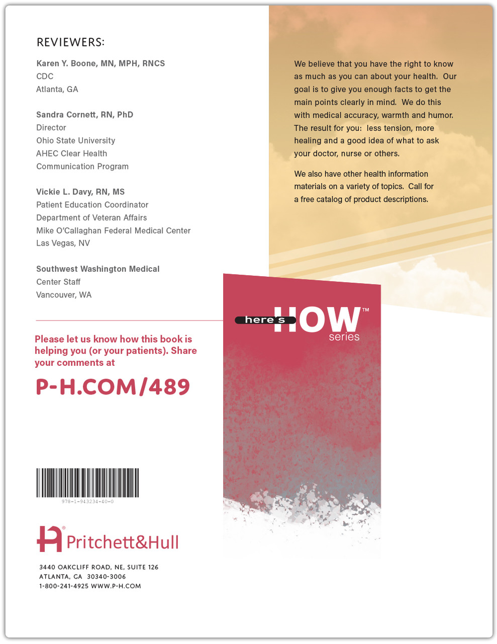 Here's How to Manage HBP (pack of 20) - Pritchett and Hull