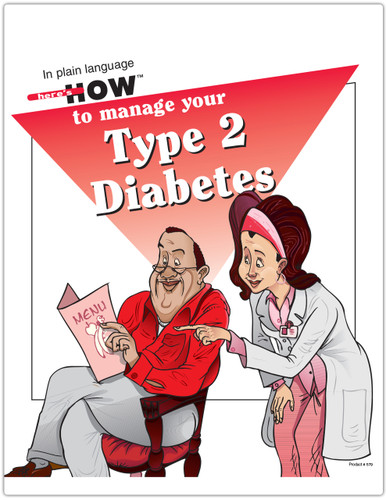 Here's How to Manage your Type 2 Diabetes (PACK OF 20) (579) - front cover
