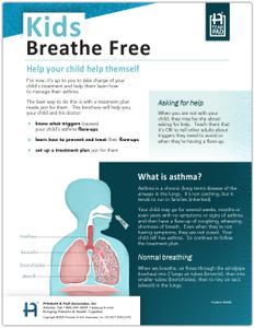 Kids Breathe Free! Asthma Tearpad (50 sheets per pad) (618B) - page 1