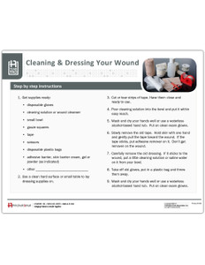 Cleaning & Dressing Your Wound Tearpad (50 sheets per pad)