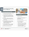 Cleaning & Dressing Your Wound Tearpad (50 sheets per pad) (559) - back side