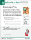 Axillary Nerve Block Tearpad (50 sheets per pad) (638) - back side