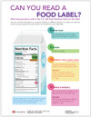 Weight Control and Nutrition Tear sheet (615) - Read A Food Label