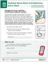 Popliteal & Saphenous Nerve Block Tearpad (50 sheets per pad) (639) - back side