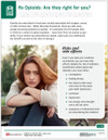 Safe Use of Opioids Tearpad (50 sheets per pad) (616) - front side