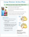 Lung Disease Action Plan Tearpad (50 sheets per pad) (651) back side