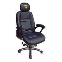 West Virginia Head Coach Full Leather Office Chair