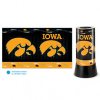 Iowa Hawkeyes Rotating Team Lamp