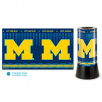 Michigan Wolverines Rotating Team Lamp