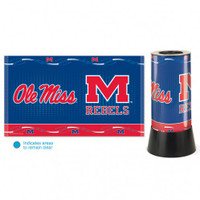Ole Miss Rebels Rotating Team Lamp