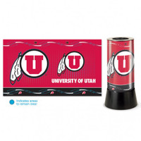 Utah Utes Rotating Team Lamp