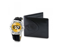 Missouri Tigers NCAA Mens Leather Watch and Wallet Gift Set