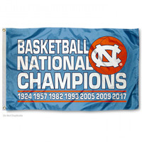   North Carolina Tar Heels 2017 NCAA National Basketball Champions 3' x 5' Flag
