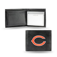 Chicago Bears Embroidered Billfold Leather Wallet