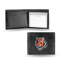Cincinnati Bengals Embroidered Billfold Leather Wallet