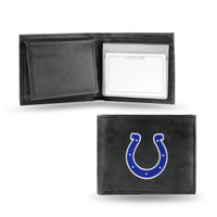 Indianapolis Colts Embroidered Billfold Leather Wallet