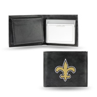 New Orleans Saints Embroidered Billfold Leather Wallet