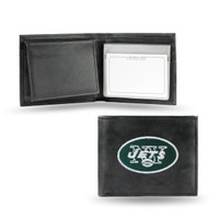 New York Jets Embroidered Billfold Leather Wallet