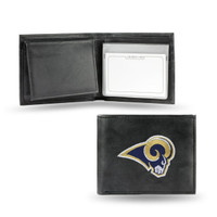 Los Angeles Rams Embroidered Billfold Leather Wallet