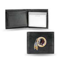 Washington Redskins Embroidered Billfold Leather Wallet