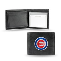 Chicago Cubs Embroidered Billfold Leather Wallet