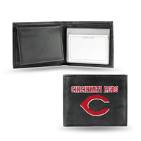 Cincinnati Reds Embroidered Billfold Leather Wallet