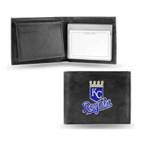 Kansas City Royals Embroidered Billfold Leather Wallet