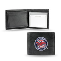Minnesota Twins Embroidered Billfold Leather Wallet