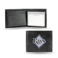 Tampa Bay Rays Embroidered Billfold Leather Wallet