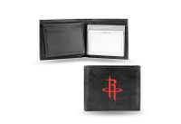 Houston Rockets Embroidered Billfold Leather Wallet