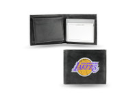 Los Angeles Lakers Embroidered Billfold Leather Wallet