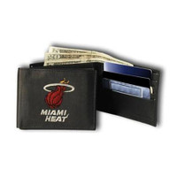 Miami Heat Embroidered Billfold Leather Wallet
