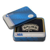 San Antonio Spurs Embroidered Billfold Leather Wallet