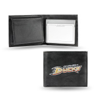 Anaheim Ducks Embroidered Billfold Leather Wallet