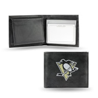 Pittsburgh Penguins Embroidered Billfold Leather Wallet