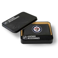 Winnipeg Jets Embroidered Billfold Leather Wallet