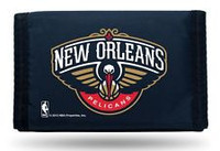 New Orleans Pelicans Embroidered Billfold Leather Wallet