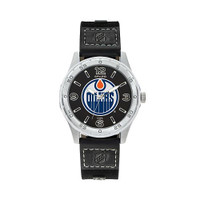 Edmonton Oilers Team Leather Watch by Sparo