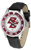 Boston College Eagles Competitor Leather Watch White Dial