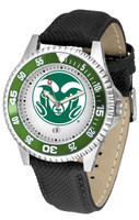 Colorado State Rams Competitor Leather Watch White Dial