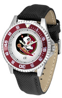 Florida State Seminoles Competitor Leather Watch White Dial